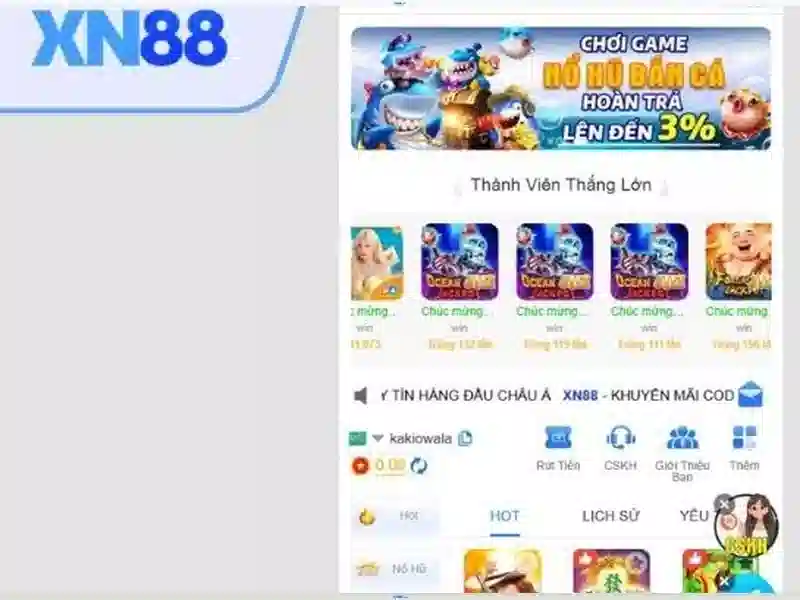 XN88 Casino trực tuyến